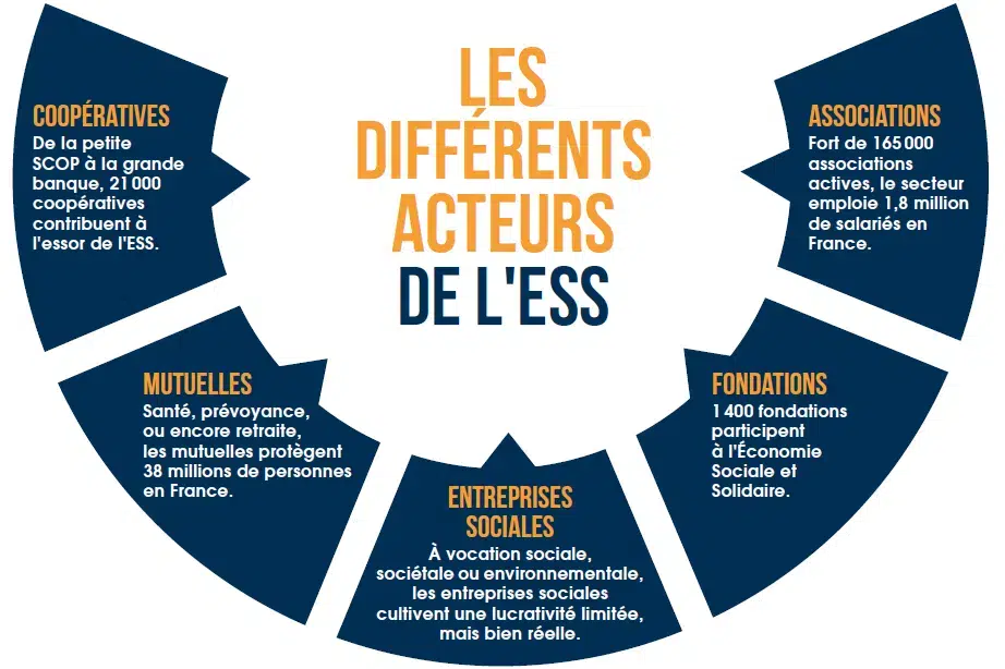 Les différents acteurs de l'ESS