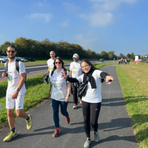 Marche octobre rose pompier saint lo